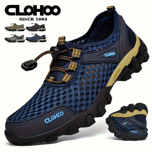 CLOHOO Men's Breathable Casual Sneakers - Comfortable, Durable Shoes for Outdoor & Casual Wear, CLOHOO