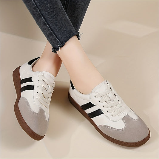 German Training Shoes, Women Sneakers, Samba Casual Sports Shoes with Soft Sole in Campus Style, All-Match