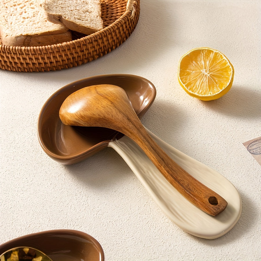 Ceramic Mushroom Spoon Rest, High Temperature Resistant, Cute and Exquisite, Perfect Housewarming Gift