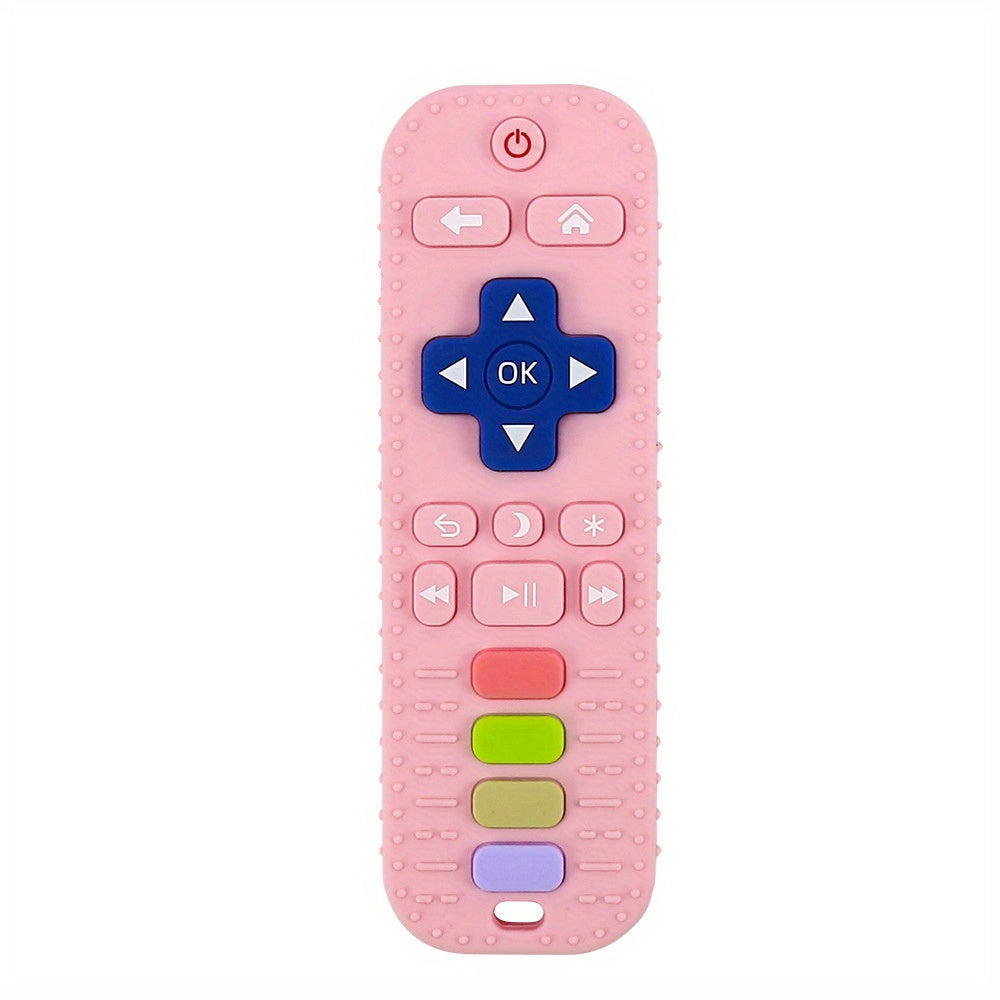 Teething toys suitable for newborns to 12-month-olds: Baby-friendly teethers in the shape of a remote control, perfect for boys and girls! Great gift options for Christmas, Halloween, and Easter.