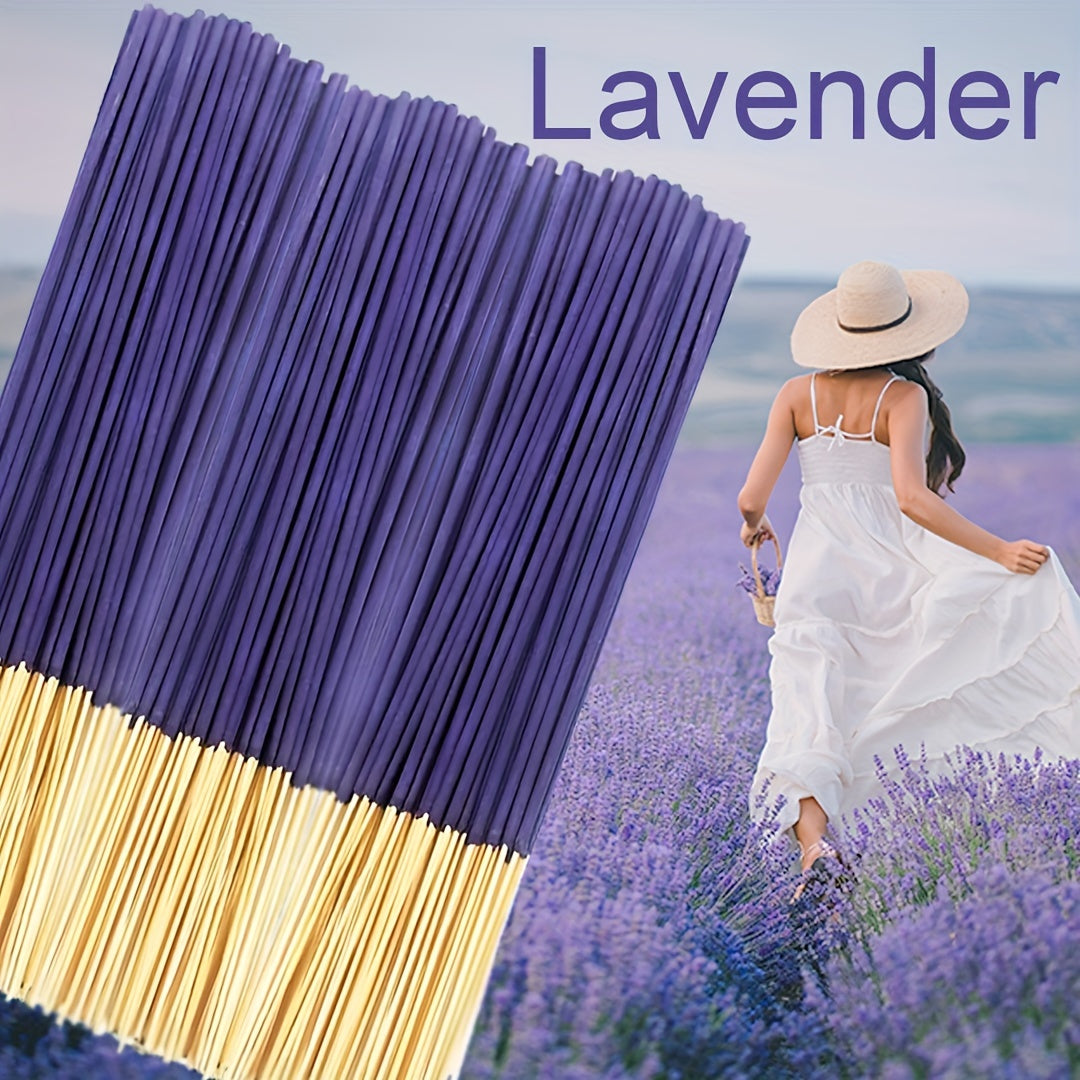 Lavender Aromatherapy Wood Sticks, 22.0 cm, Ideal for Home Decor, Hotels, Spas, and Gifts