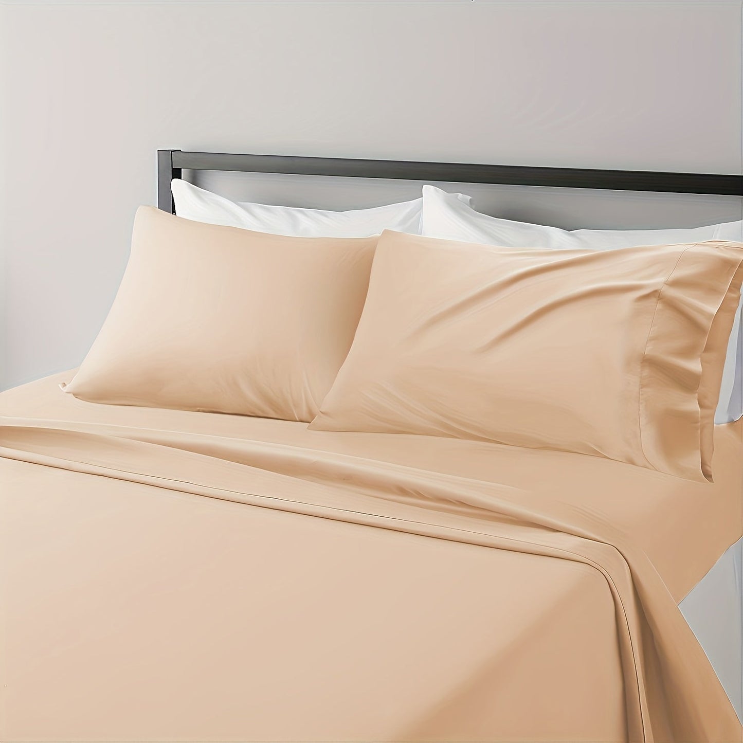 Experience the ultimate comfort and luxury with our Queen Size Sheet Set. Made from breathable and cooling fabric, these hotel-quality sheets are extra soft and easy to fit on your bed. The 4-piece set includes wrinkle-free and comfy sheets that will