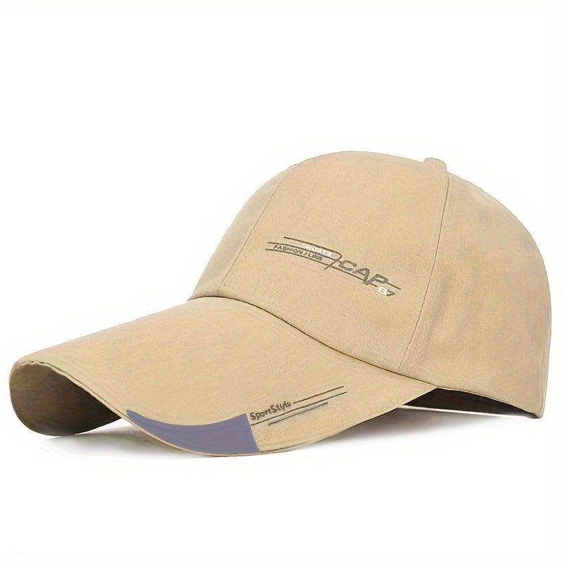 Breathable unisex baseball cap with trendy print, adjustable for casual sports in summer.