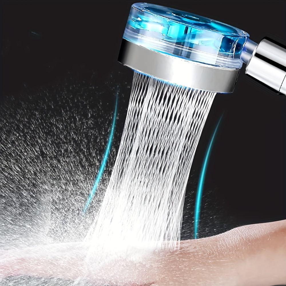 One turbocharged shower head with various features and accessories to provide a luxurious shower experience.