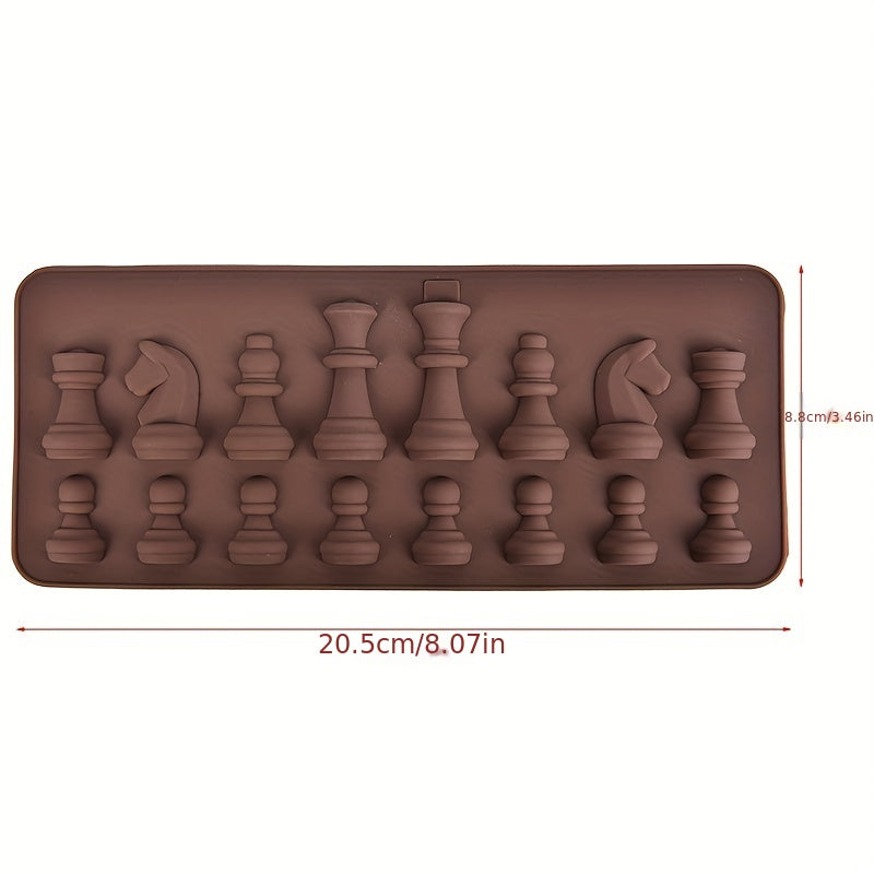 Chess Chocolate Mold (1 Piece), 3D Silicone Mold for Chess Candy, Fondant, and Biscuits - Perfect DIY Cake Decorating Tool, baking Tools, Kitchen Gadgets, and Accessories for Home Kitchen Items