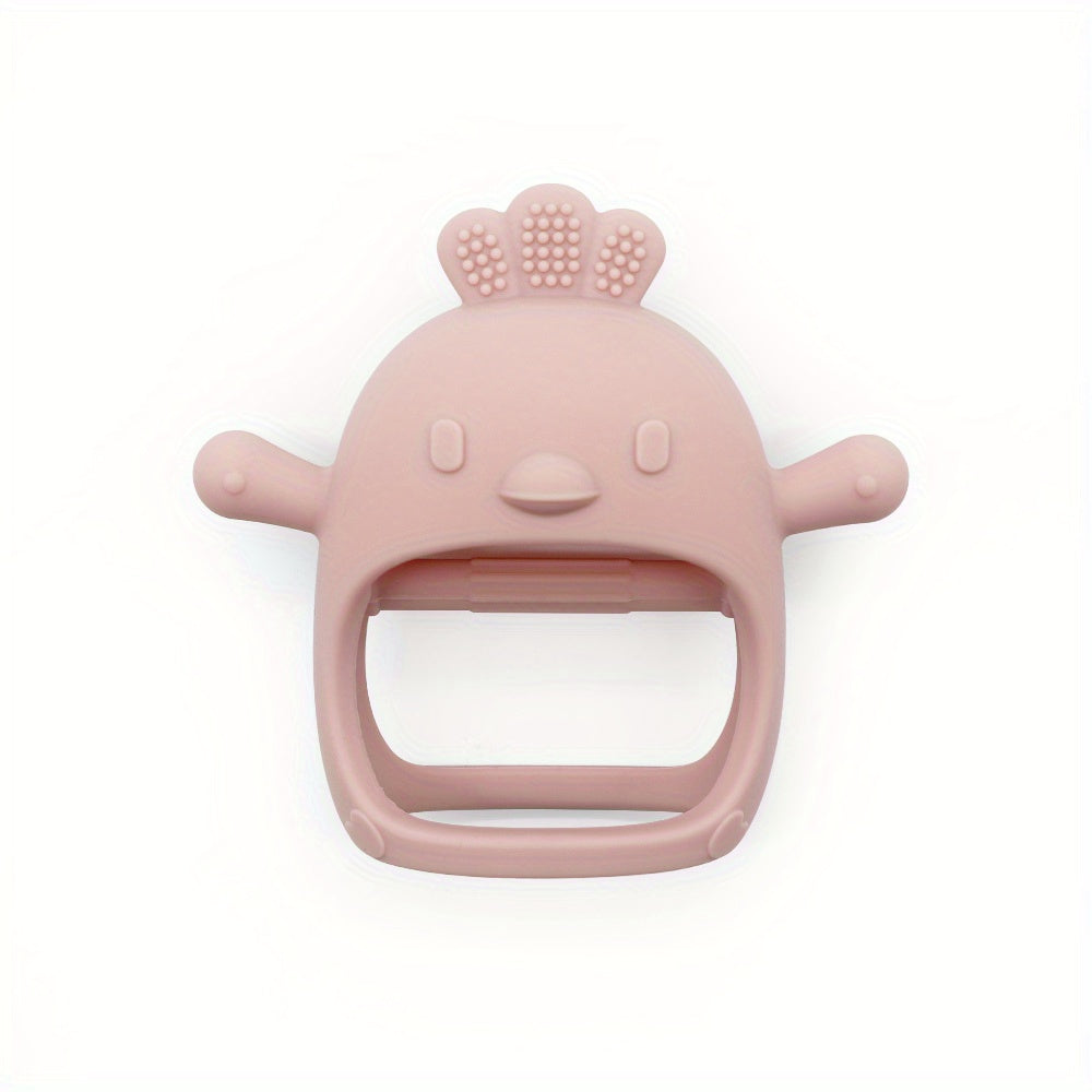 Silicone Teething Toys for Babies Over 3 Months, Ideal for Chewing and Sucking, BPA-Free Anti-Drop Mittens for Soothing Gums.