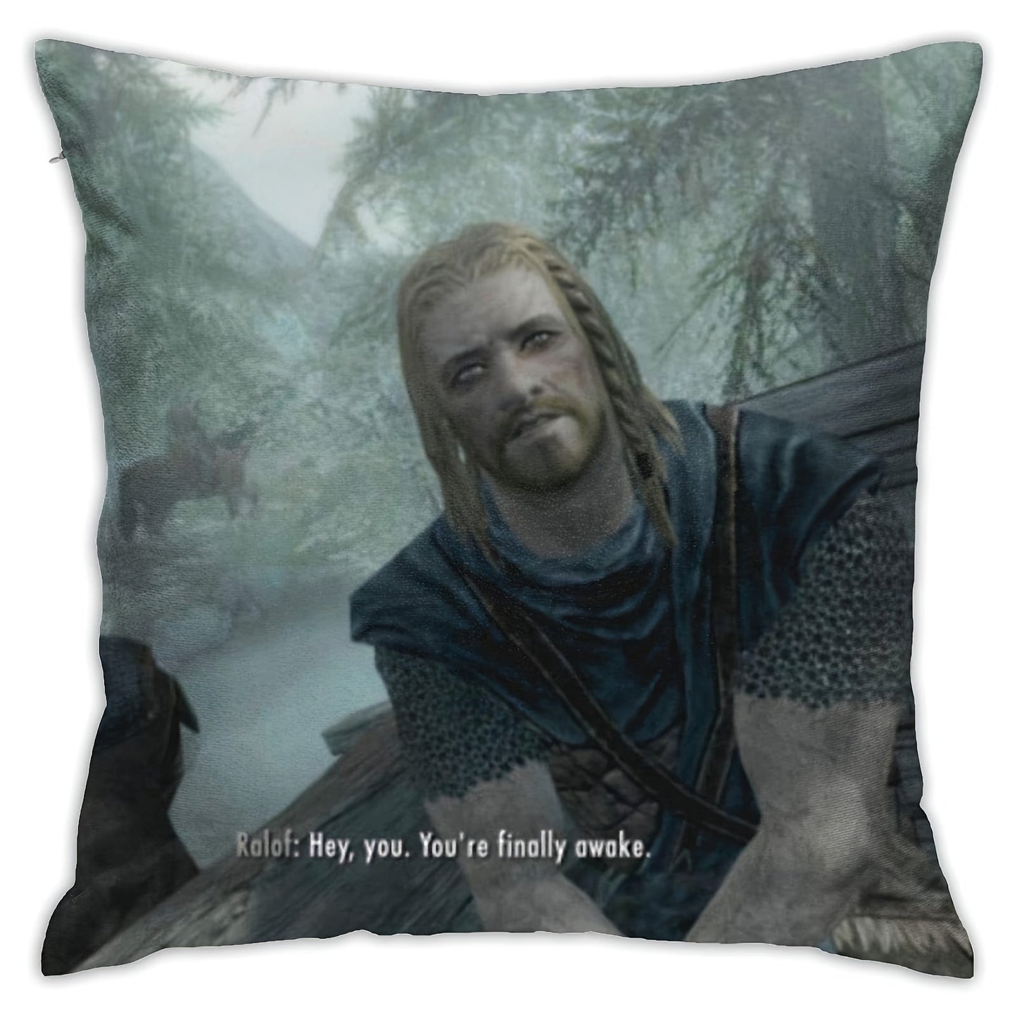 Get your hands on this adorable 1pc Man Pattern Sofa Cushion Cover. This Cute Pillowcase is perfect for adding a decorative touch to your living space. (Cushion Is Not Included) Measuring 45.72x45.72cm, it makes a great Halloween or Christmas gift.