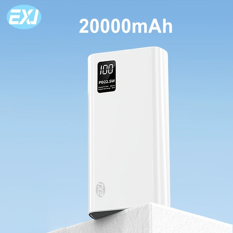 20000mAh power bank with 22.5W portable charger for iPhone 12 Pro and Android devices.