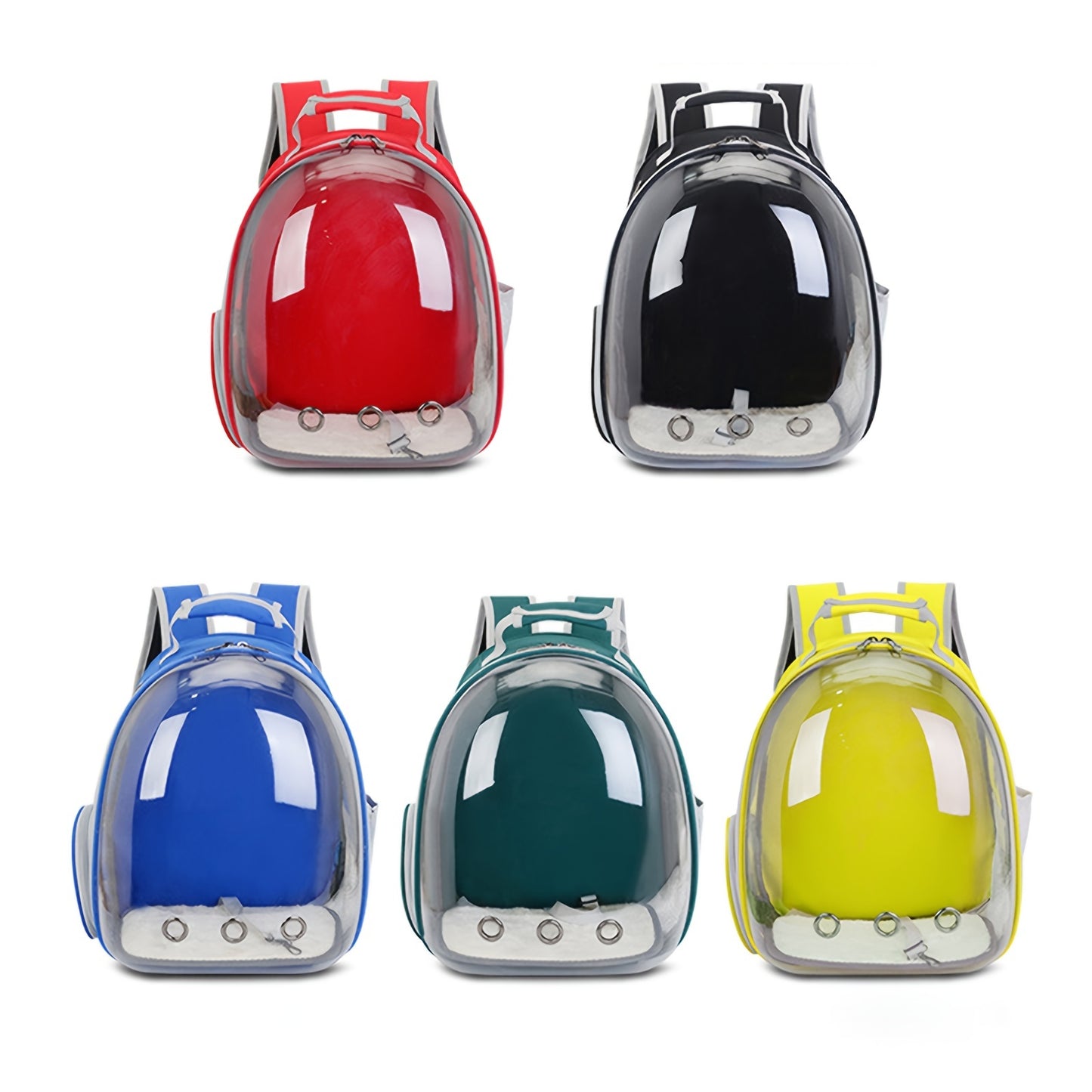 Pet bubble backpack for dogs and cats - comfortable and secure outdoor carrier with clear view window.