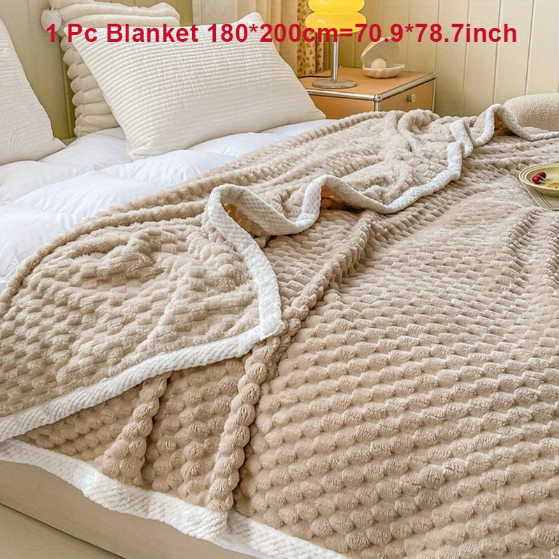 Soft and cozy fleece blanket for couch, sofa, office, bed, camping, and traveling. Perfect birthday or holiday gift for boys, girls, and adults. Great for home decor during the holidays.