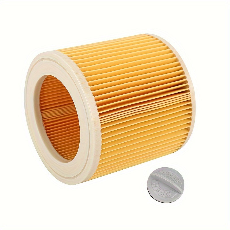 This A2004 vacuum filter is compatible with Karcher models WD2.200, WD2.250, WD3.200, WD3.300, A2054, A2204, and A2656. It comes in a pack of 1.