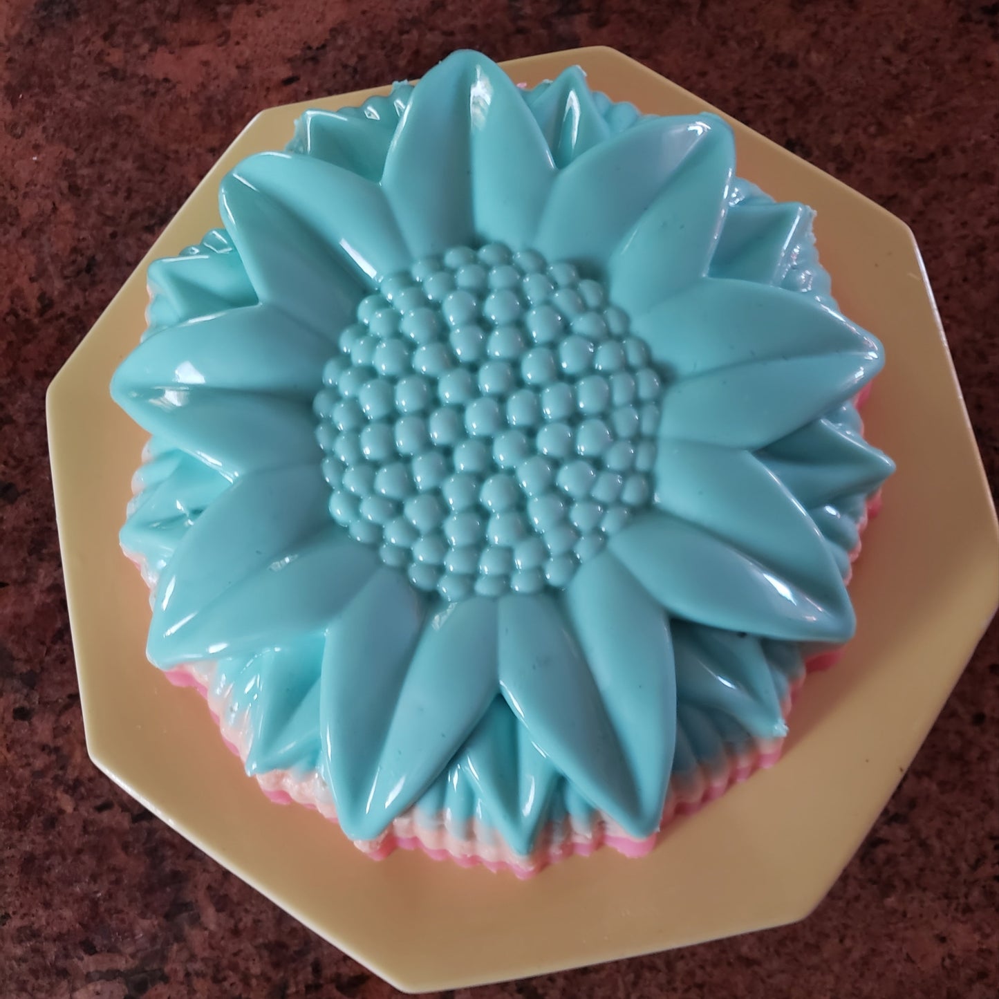 10 Inch Large Flower Shaped Silicone Mold for Sunflower Cake - Heat Resistant Baking Tool for Butter, Jelly, and More