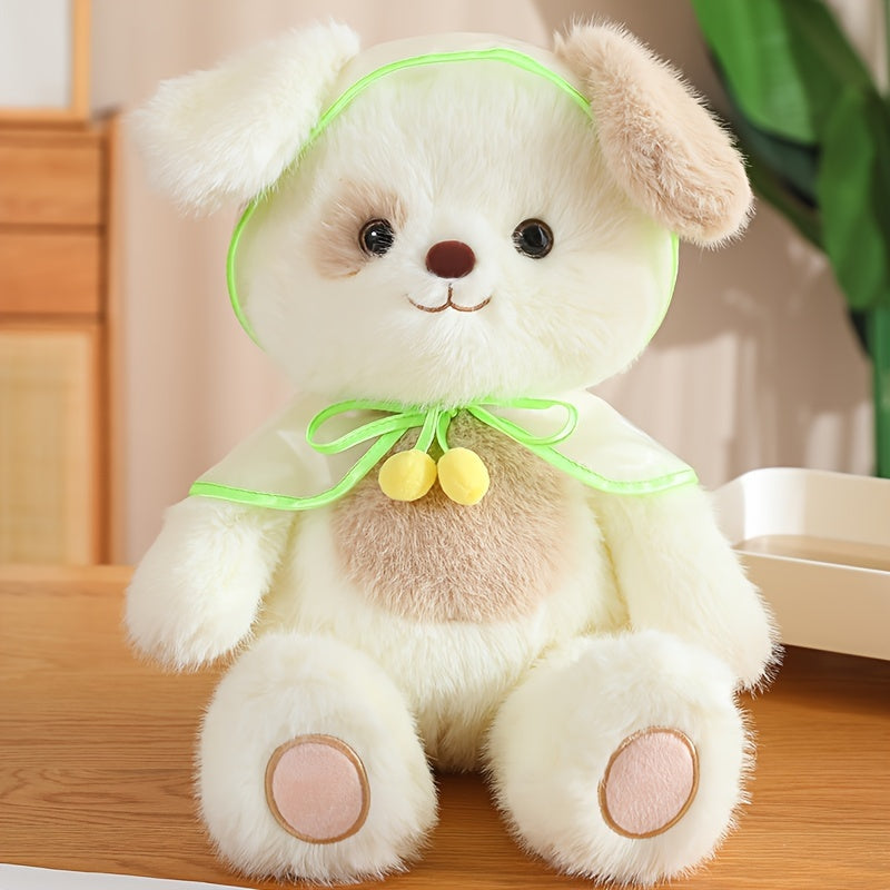 45cm Kawaii Rabbit Plush Toy Teddy Bear Soft Stuffed Animal Doll, Ideal for Home Decor and Gifts, Made of Soft Polyester Fiber