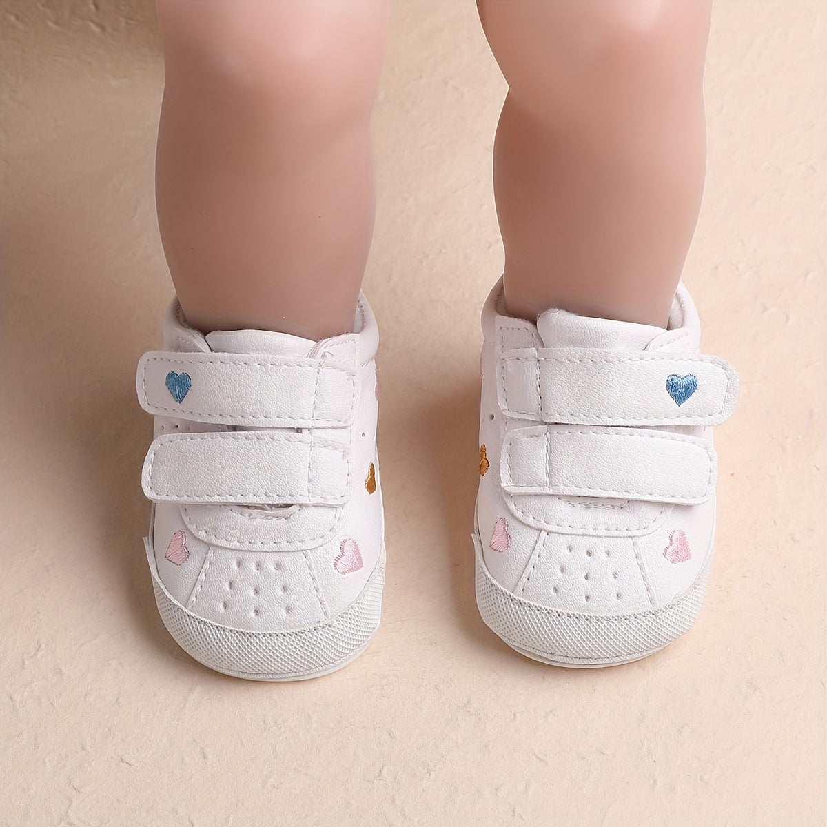 Cute and comfortable baby girl sneakers, lightweight non-slip shoes for all seasons.