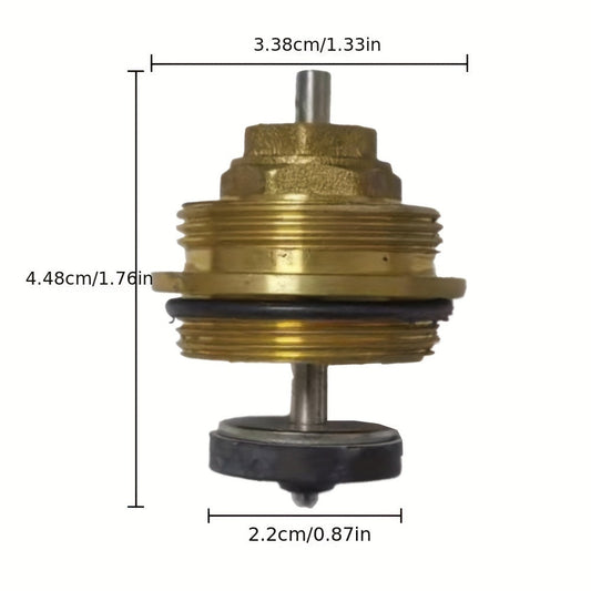 One piece of Brass Thermostatic Valve measuring 30*1.5mm designed for Water Heating and Floor Heating systems. Equipped with a Constant-Close Type Manifold and suitable for Heating and Cooling parts in Wall Furnaces. This accessory does not require power