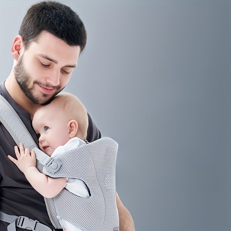 Newborn Baby Carrier with Multiple Functions, Ergonomic Design, Front & Back Carry Options for Summer Use. Breathable and Comfortable Baby Strap for Newborns.