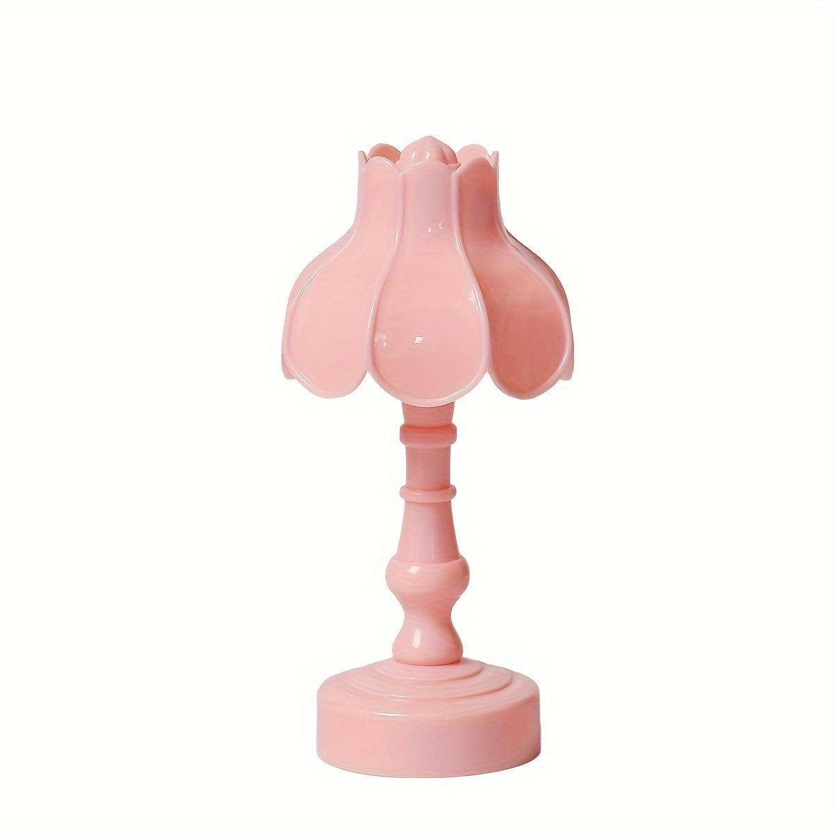 Flower-shaped mini LED table lamp ideal for bedroom and desktop decor, also great as a unique home warm gift or for café/hotel decoration.