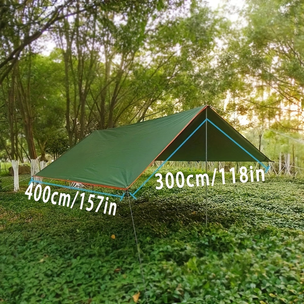 Lightweight garden canopy made of waterproof canvas, suitable for camping, hammocking, and providing sun protection at the beach and outdoors.