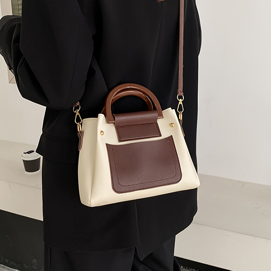 1 Stylish and spacious Korean-style bucket bag for women, with single compartment and crossbody design.