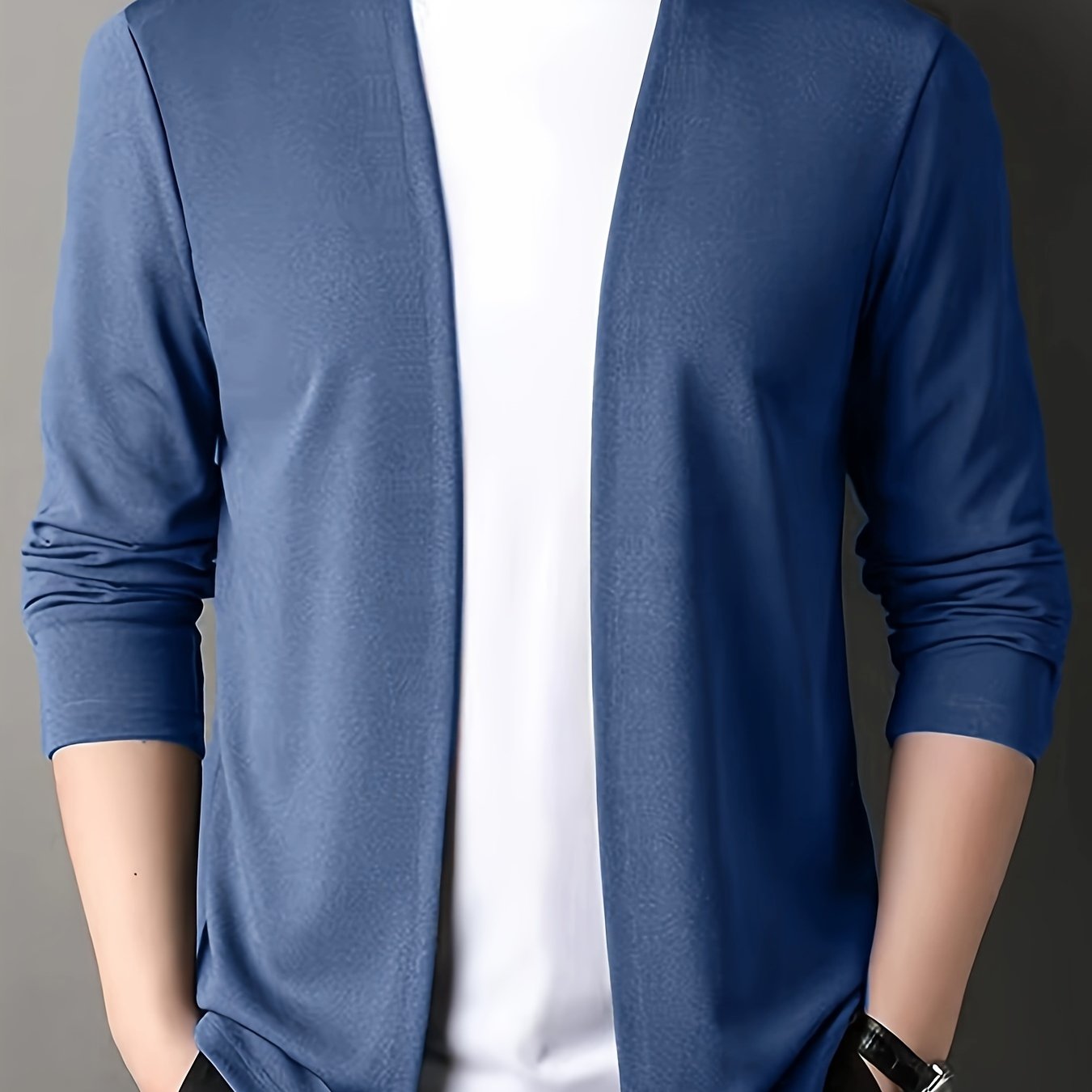 Men's Casual Knitted Cardigan for Outdoor Activities