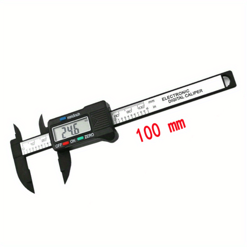 150mm Electronic Digital Caliper with Carbon Fiber Dial Vernier, Micrometer Measuring Tool.