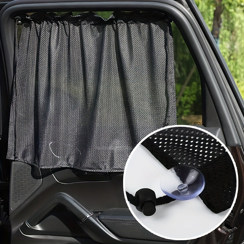 Stay cool and protected on-the-go with the 1pc Sunscreen Curtain for your car. This Summer Car Sunscreen Sheet not only provides sun protection, but also offers a clear view of the surrounding landscape. Keep your car interior cool and comfortable with