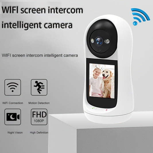 Get the 1 PCYIIYRY indoor intelligent security camera with improved night vision, wireless WIFI connectivity, intelligent IP monitoring, home security features, two-way audio, and baby monitoring capabilities. SD card not included and must be purchased