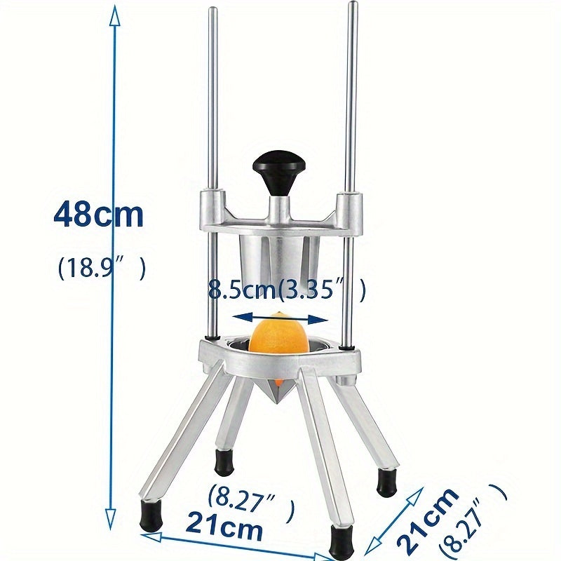 Коммерческий овощной и фруктовый резак, профессиональный нарезчик продуктов - идеально подходит для нарезки картофеля фри, лука, помидоров, перца, картофеля и грибов - необходимые кухонные принадлежности и инструменты