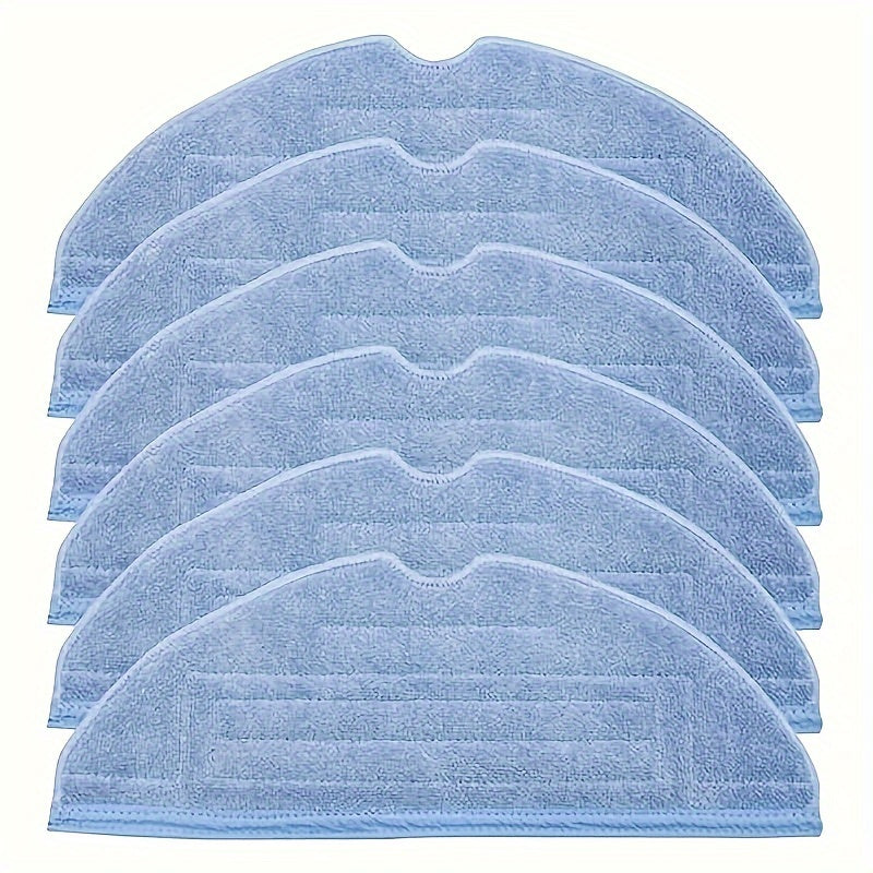 Set of 6 Mop Pads for Roborock S7 S70 S75 S7Max S7MaxV T7s T7s Plus, Compatible with Vacuum Cleaner Robot, Includes Mop Rags, Parts, Cloths, and Accessories