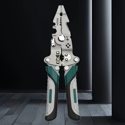 New model industrial-grade wire stripping pliers designed for electricians with multifunctional capabilities.