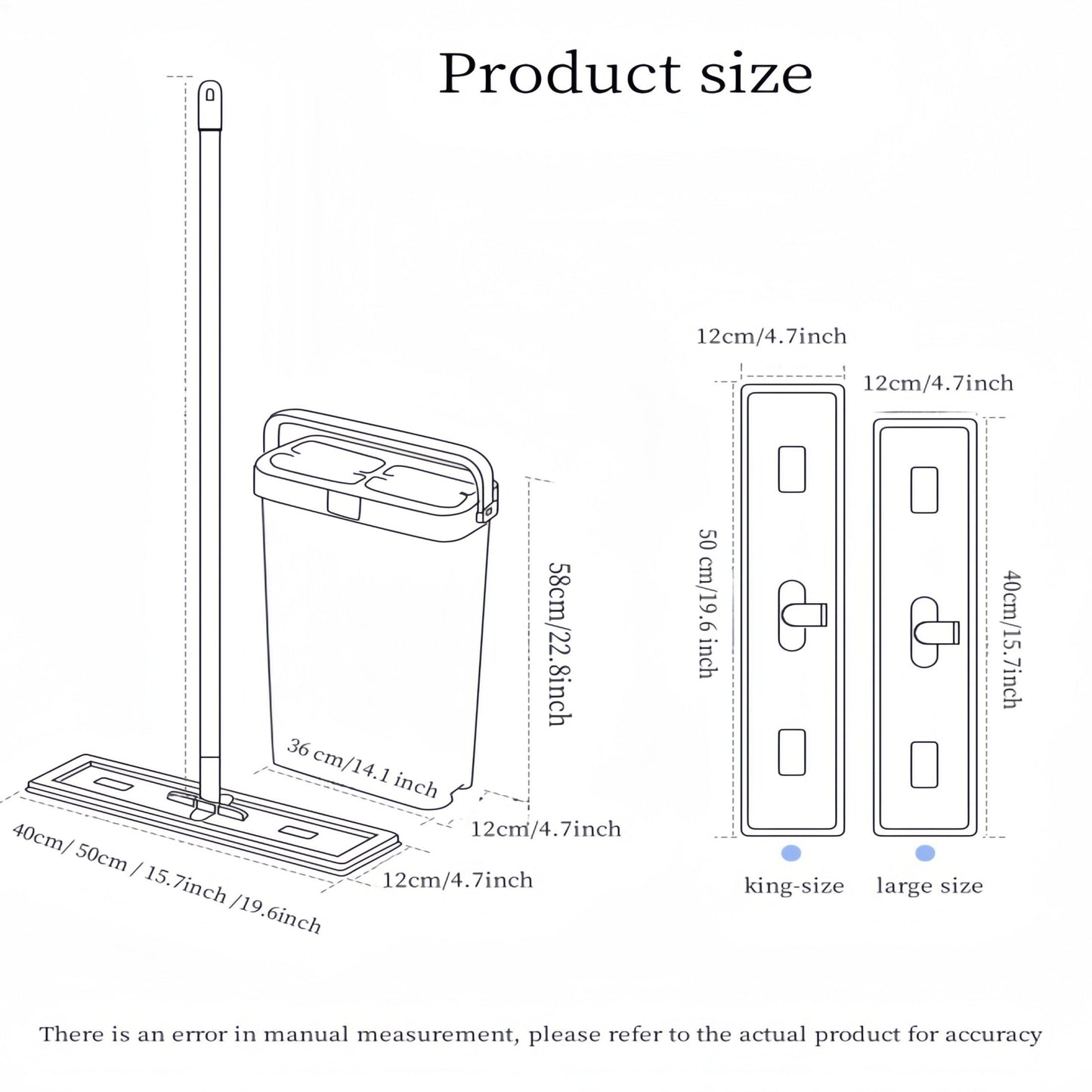 Qulay Oson Burash 2-in-1 Mop va Chelak To'plami – Mustahkam Noxud Po'lat, Qavatlar, Plitkalar, Yog'och, Laminat uchun Muammosiz Tozalash - Oshxona, Hammom, Yashash Xonasi uchun Ideal