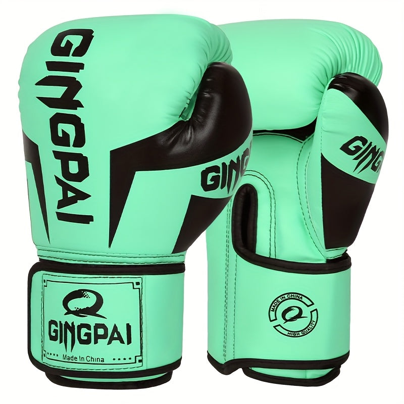 Breathable boxing gloves for adults, suitable for men and women, great for training, sparring, and gym.