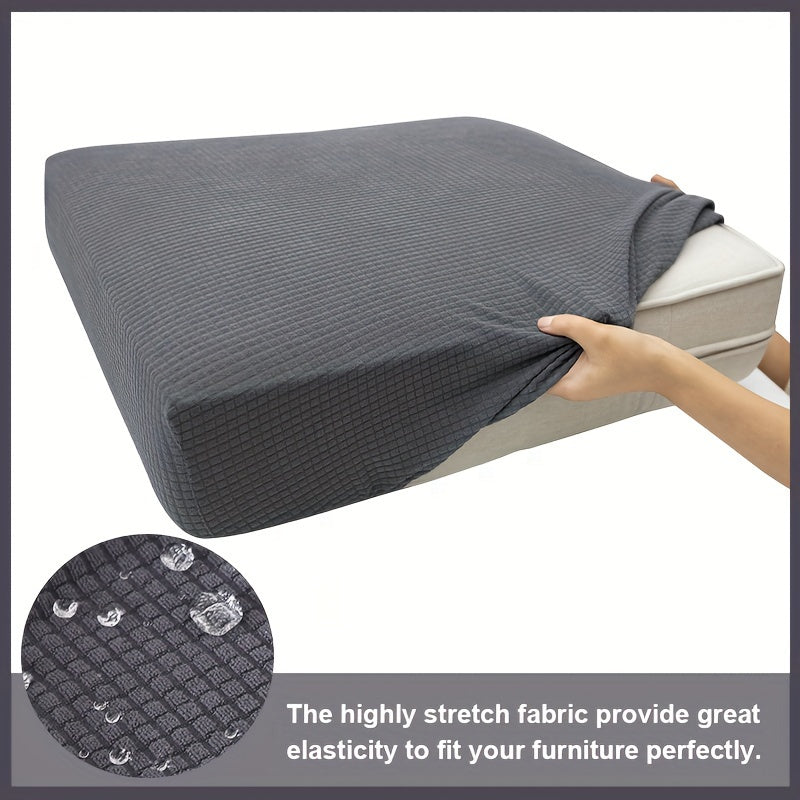 Waterproof corn grain material sofa cushion covers, set of 2 or 6 pieces, protect furniture and enhance home decor.