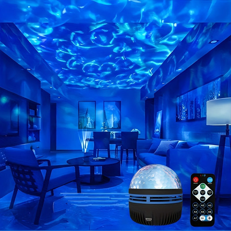 Brighten up your bedroom with a water wave night light for a cozier and more inviting atmosphere! Perfect for bedrooms, game rooms, and makes a great gift for Christmas, Valentine's Day, weddings, birthdays, and more.