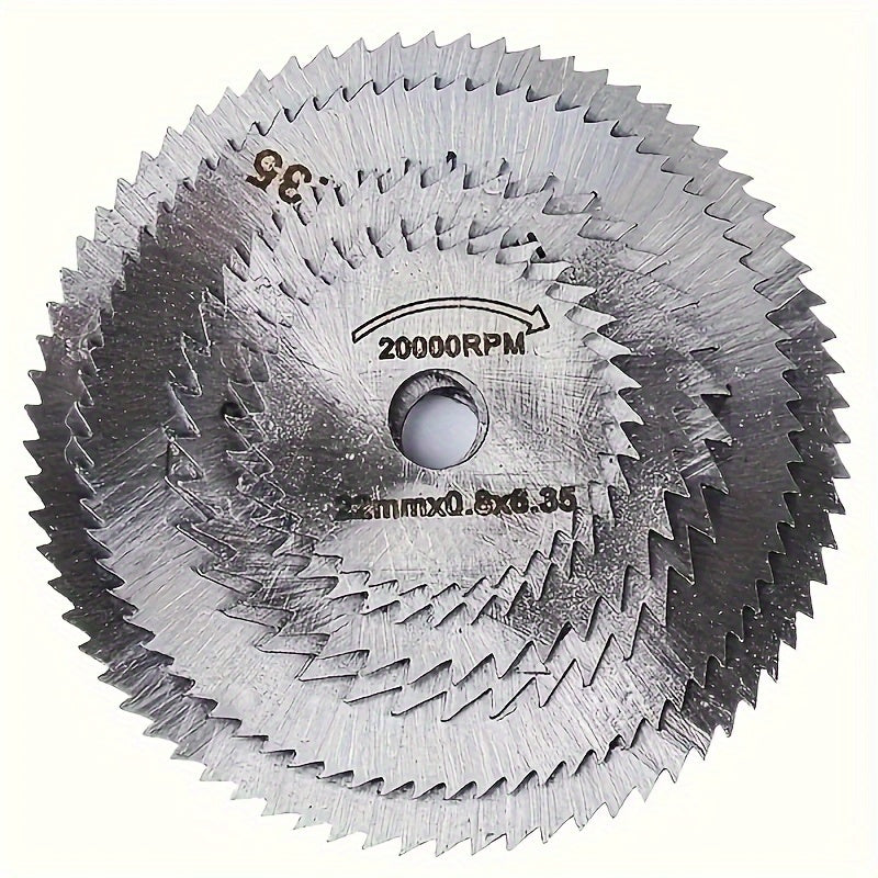 7/8pcs/Set High Speed Steel Cutting Blade for Woodworking, Rotary Electric Disk Tools, cutting Wood, Plastic, Copper, Aluminum, Soft Metal. Washable and requires no assembly.