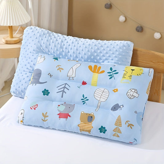 Reversible Children's Pillow filled with comforting bean down