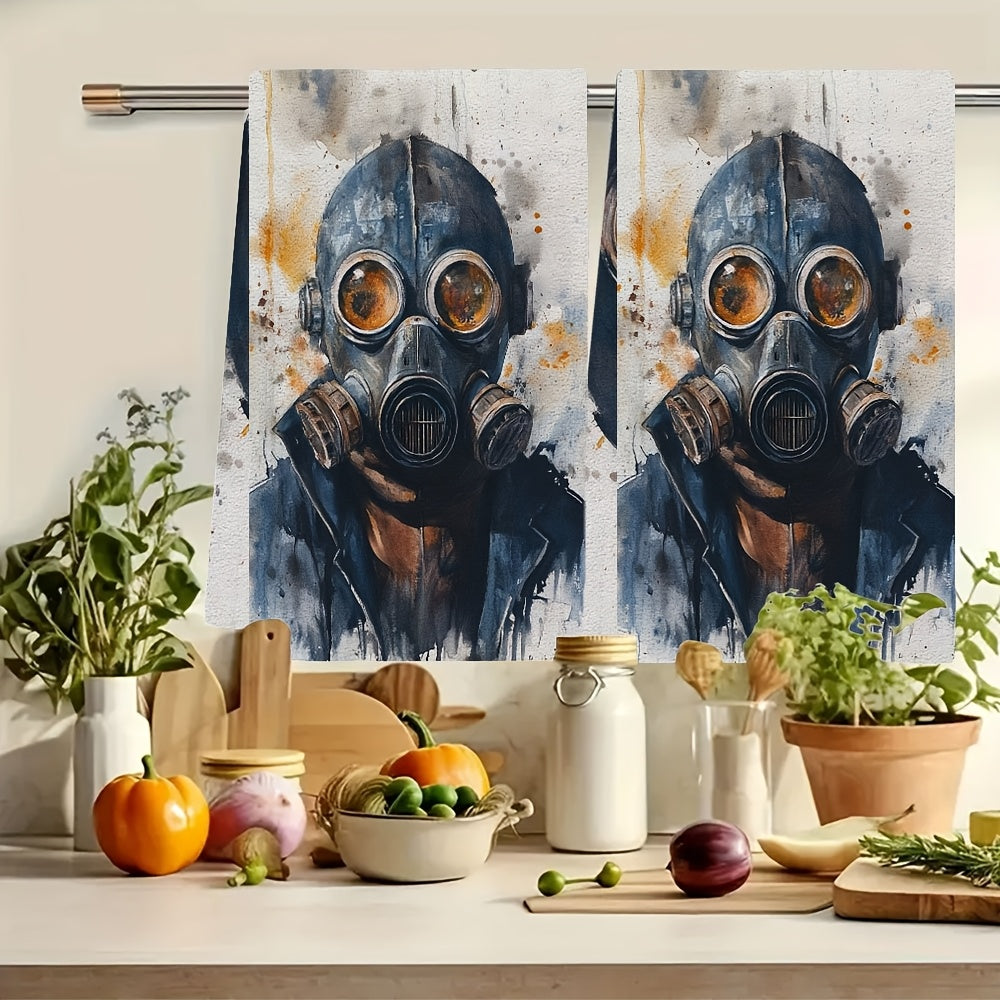 Get your hands on 2 pieces of luxurious Ultra Soft Kitchen Towels featuring the iconic Mr. Pebbles Fallout-Inspired Design. These highly absorbent and machine washable dish hand towels measure 40.64x60.96 cm, making them perfect for holiday decor.