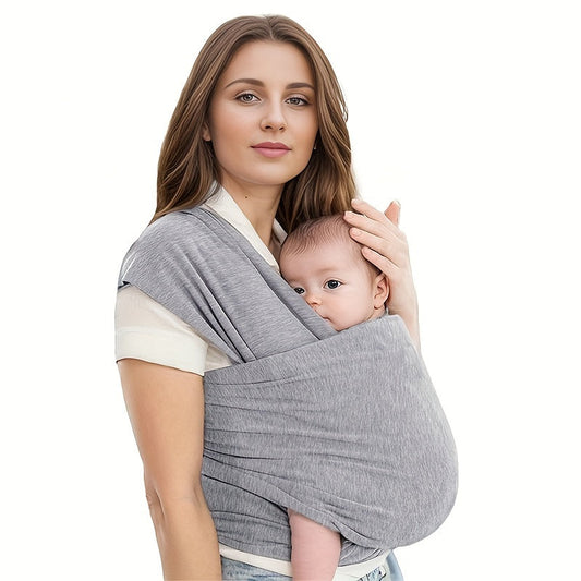 Lightweight and Comfortable Kids Sling - Adjustable, Breathable Hands-Free Carrier for Children - Easily Washable Polyester in Gray/Ivory, Kids Edition