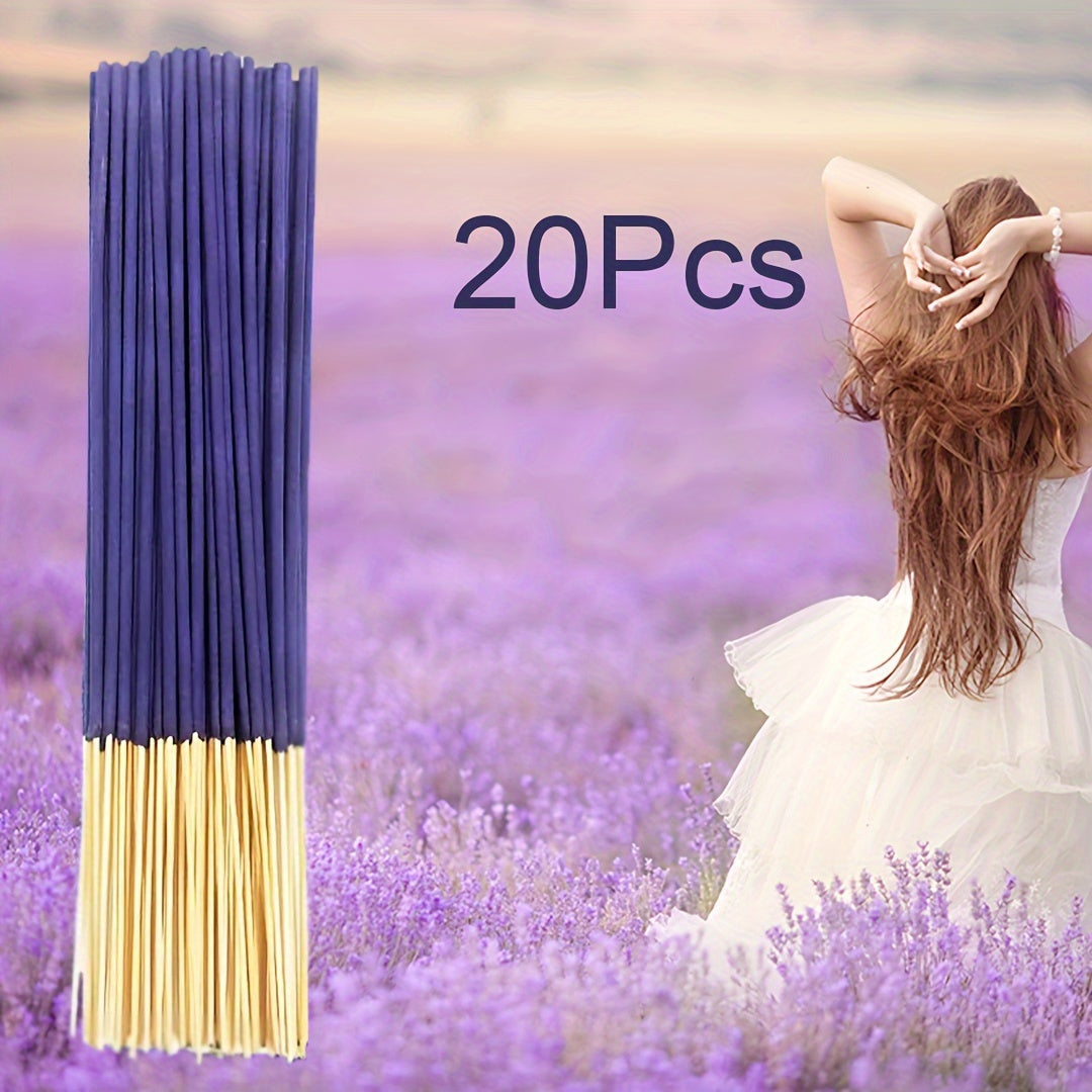 Lavender Aromatherapy Wood Sticks, 22.0 cm, Ideal for Home Decor, Hotels, Spas, and Gifts