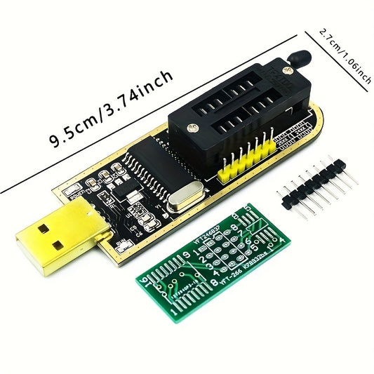 Богатый золотой программатор CH341A/B USB для записи BIOS FLASH 24 25 - 1 шт. 2 шт.