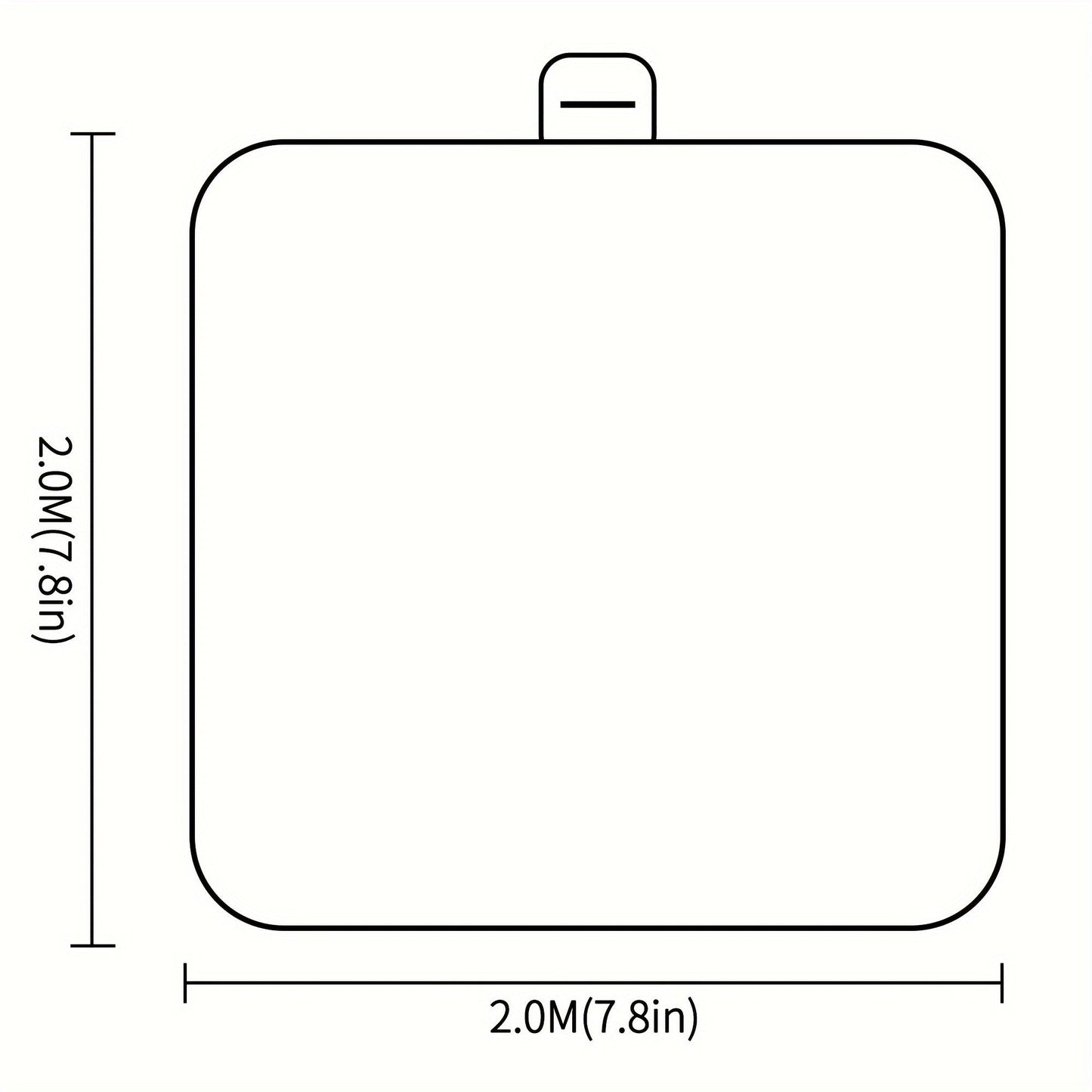 Children's Play Mat - 2x2m Size, Non-Slip, Waterproof, and Foldable for Safe Crawling and Playing