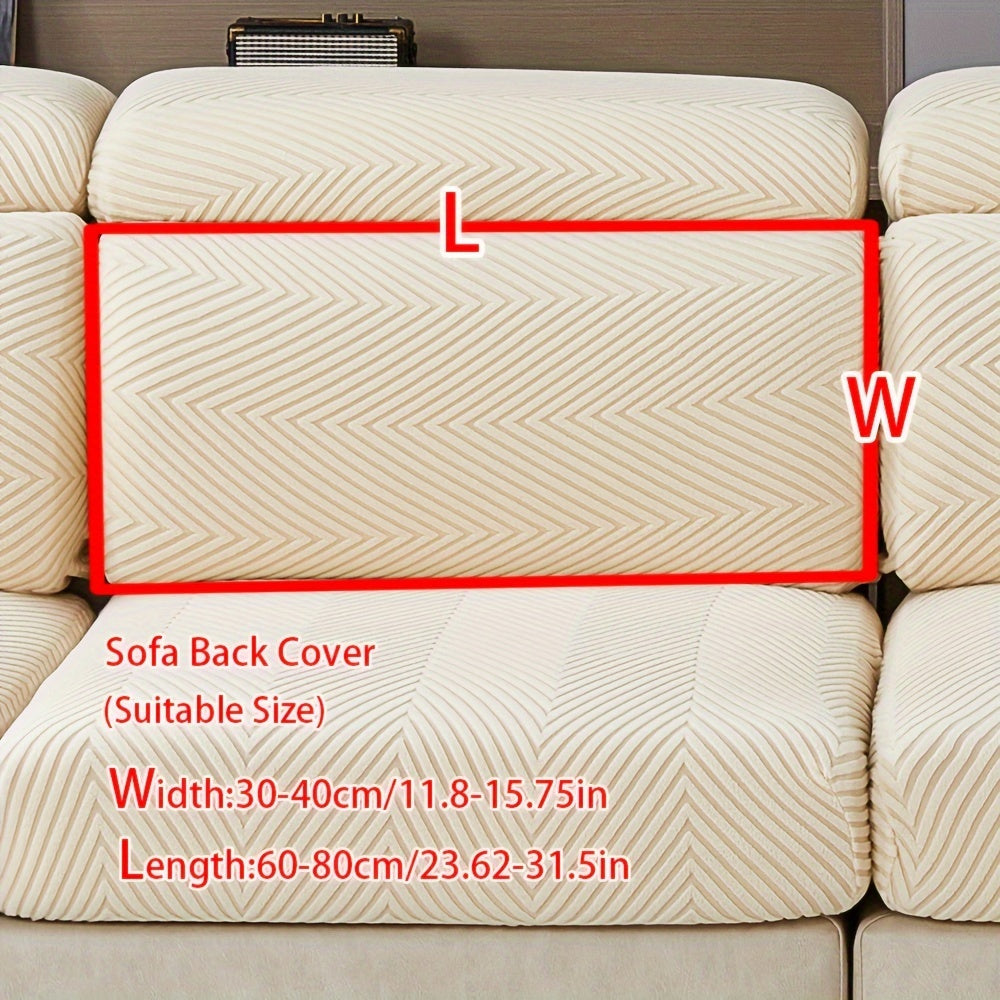 1pc Anti-splash, anti-slip elastic sofa cover for both chic home decor and furniture protection. Sold as single piece.