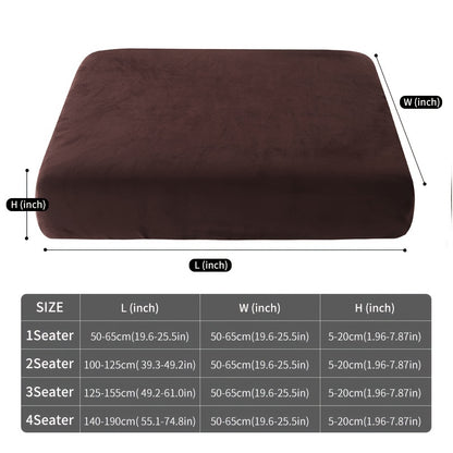 Soft, non-slip velvet sofa slipcover protects furniture and enhances home decor.