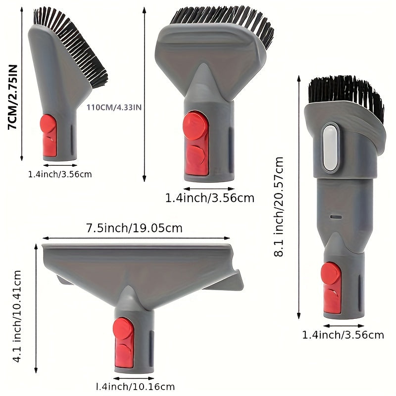 Комплект сменных щеток для пылесосов Dyson V15, V12, V11, V10, V7 и V8 Absolute Detect Cyclone Fluffy Mattress Outsize.