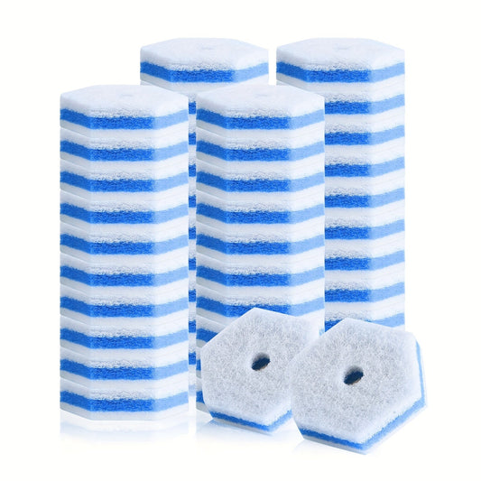 Refill your portable plastic toilet cleaning supplies with a pack of 40/60pcs soft disposable toilet cleaning sticks.