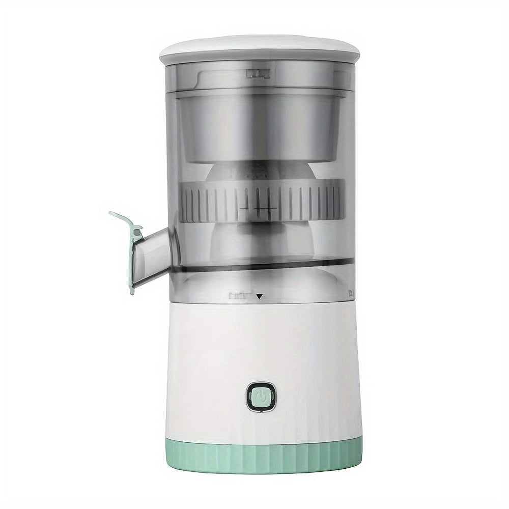 Compact and portable, this juice extractor is perfect for on-the-go use. It features efficient separation technology, a built-in lithium battery that can be recharged via USB, and is made from easy-to-clean ABS material. With a round shape and less than