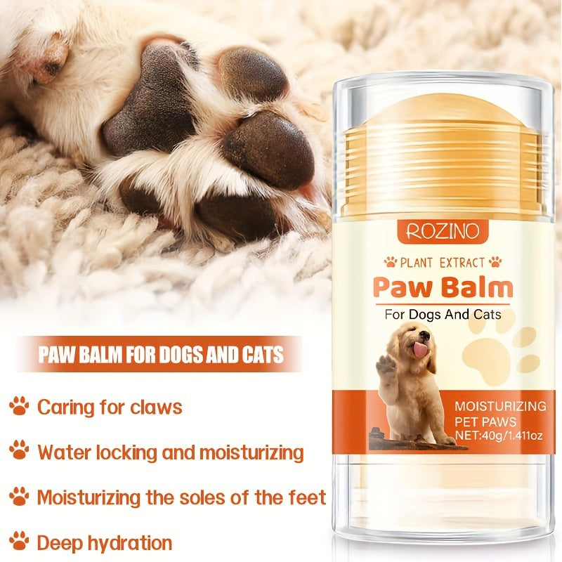 ROZINO Paw Balm: Hydrating for Dogs and Cats - 40g/1.41oz