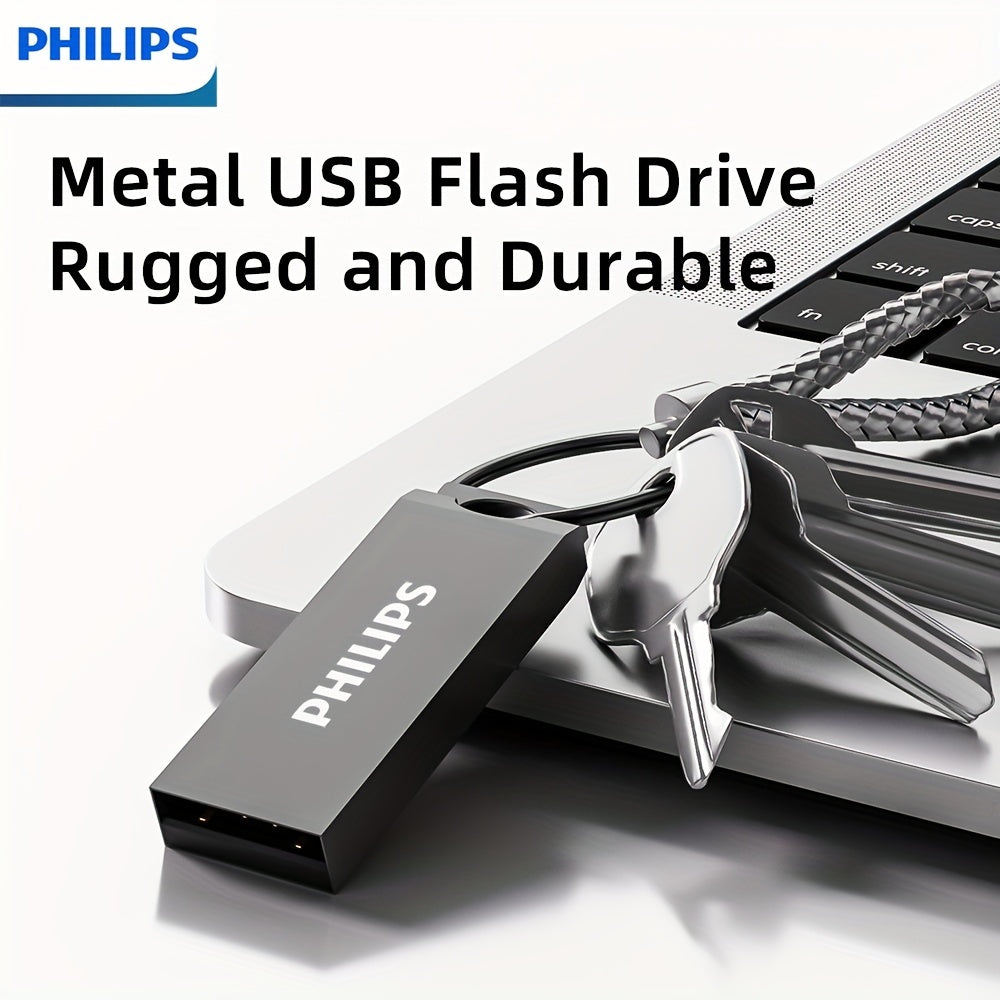 Top Brand high-speed metal USB 2.0 flash drive with retractable thumb design, available in 8GB, 16GB, 32GB, and 64GB sizes. Shockproof and antimagnetic storage device with keyring for data