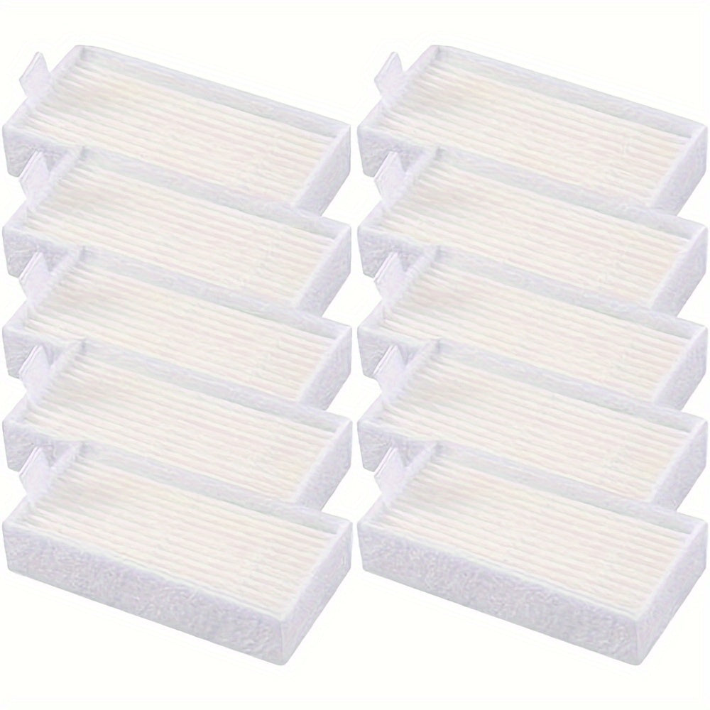 Pack of 10 Replacement HEPA Filters for ILIFE V3s, V5s, V5s Pro Robot Vacuum Cleaners