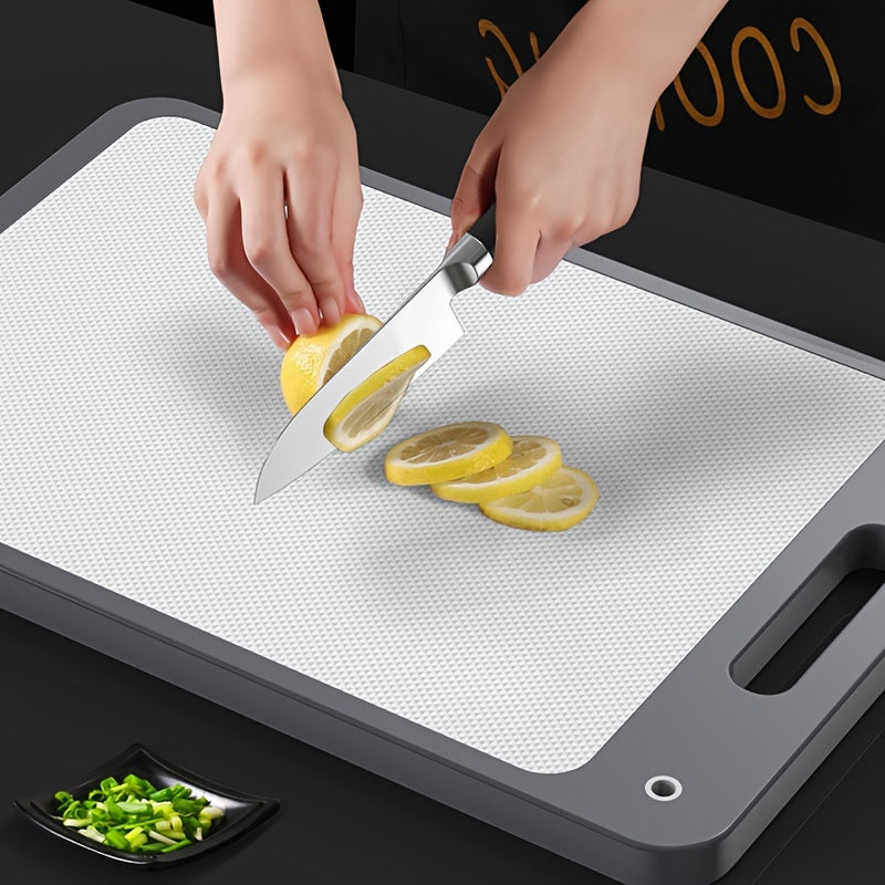 Multi-functional double-sided stainless steel cutting board for the household, which can also be used as a thickened kitchen chopping board, kneading board, rolling board, and multi-purpose board.